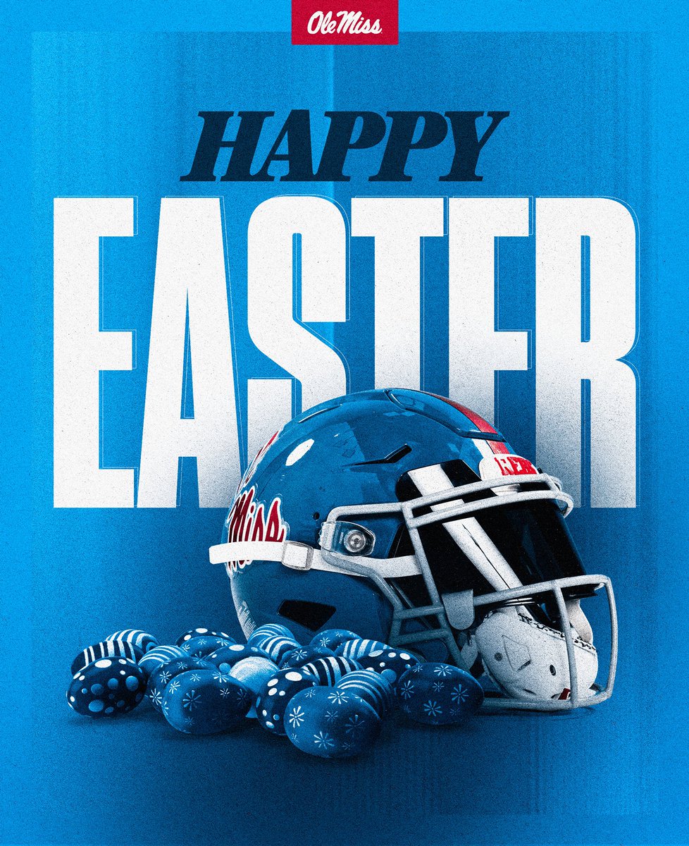 Happy Easter from Ole Miss Football! #HottyToddy