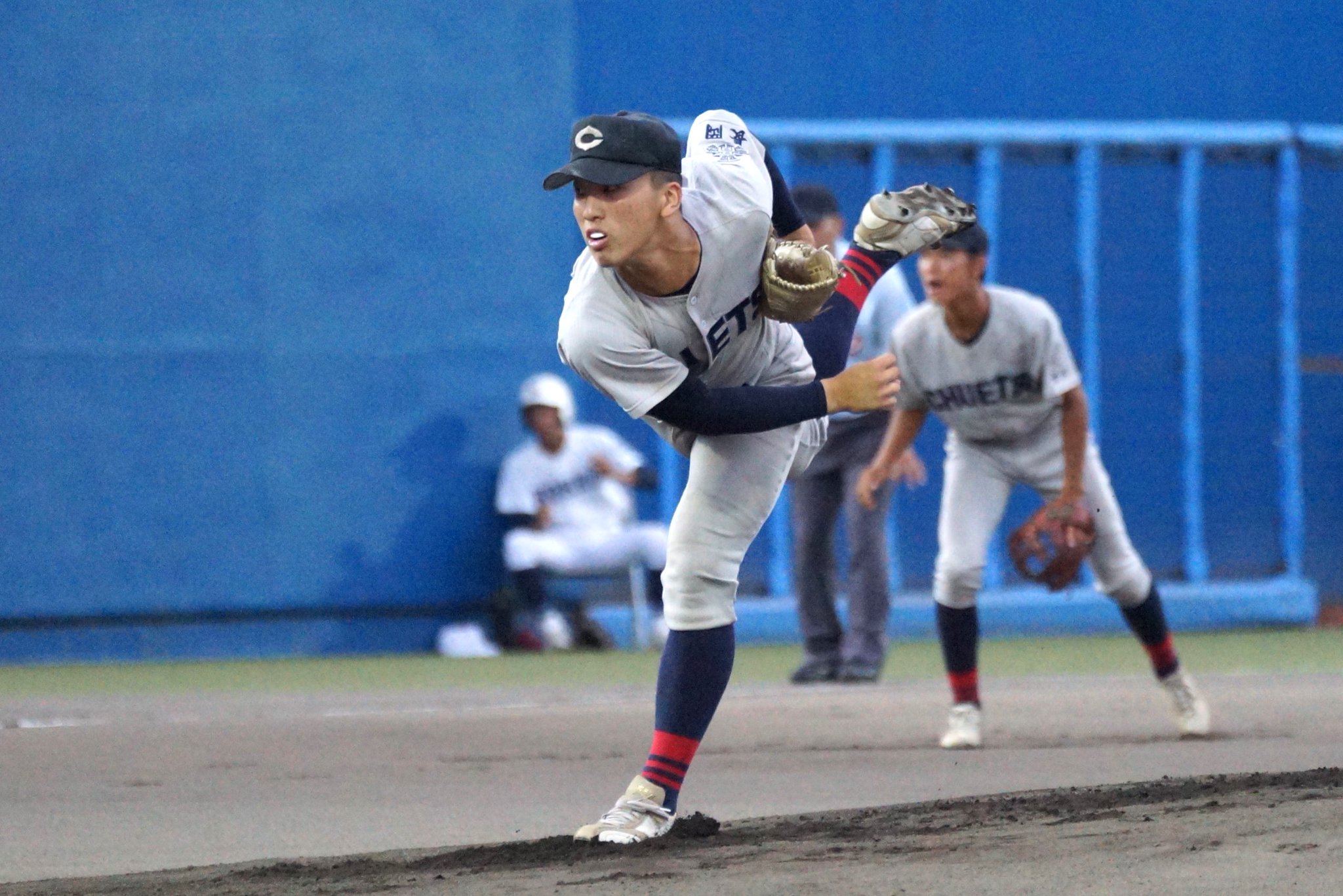 野球　新潟　中越高校　野球部　ネイビー XO　ジャケット　甲子園 夏の高校野球新潟大会決勝 “春の王者”中越と“去年夏の覇者”新潟