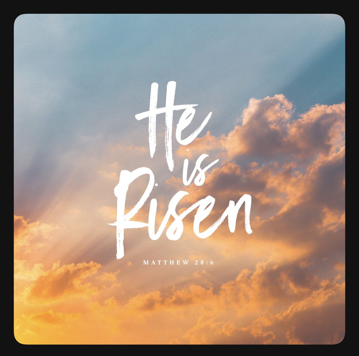 He is Risen! #HappyEaster