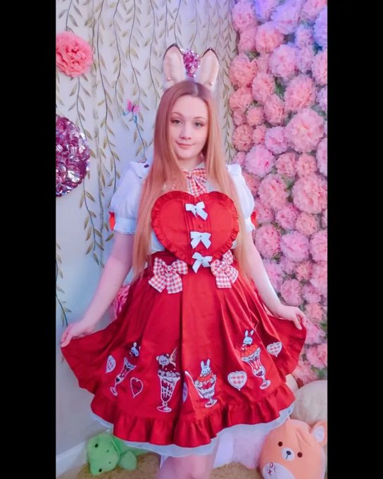 This year's bunny girl outfit for Easter 2024 :) I felt really cute in this amavel lolita dress. It even