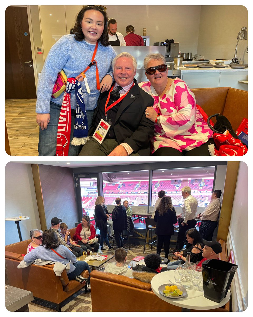 Easter Sunday was made extra special by a visit from @LFC Legend, Sammy Lee ❤️ This wouldn’t have been possible without the kind and generous donation of tickets. Thank you doesn’t seem enough for this incredible experience! #Memories #YNWA #LIVBHA