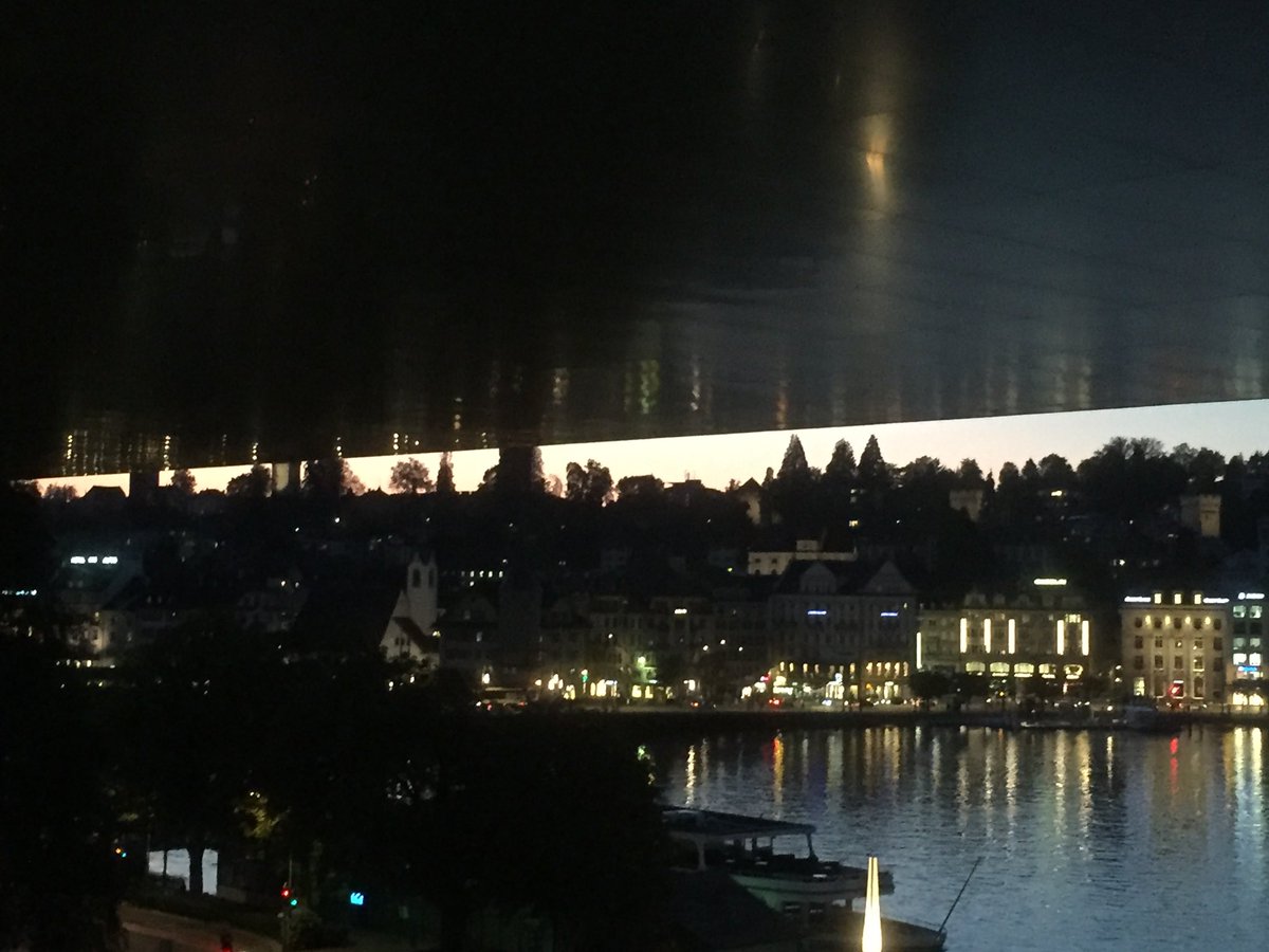 MarksteinerE's tweet photo. @wjbdawes Inside and view out after dark https://t.co/AK3XbcsSuE