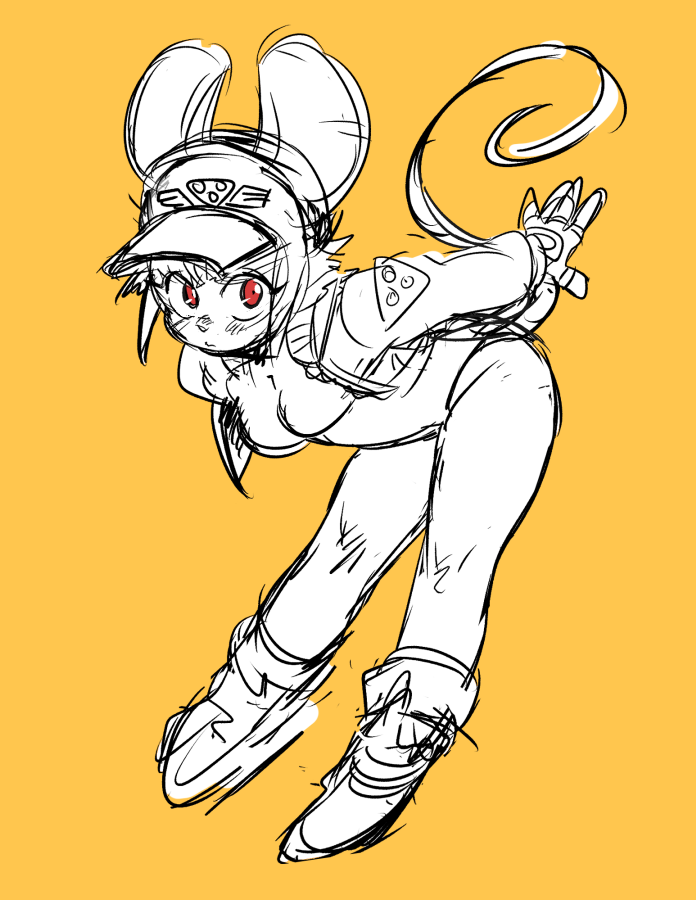 描きかけPSDフォルダ漁ってたらこのキャップ被ってるデザインカワイイなと思ったからデフォでキャップキャラにしちゃおうかな 