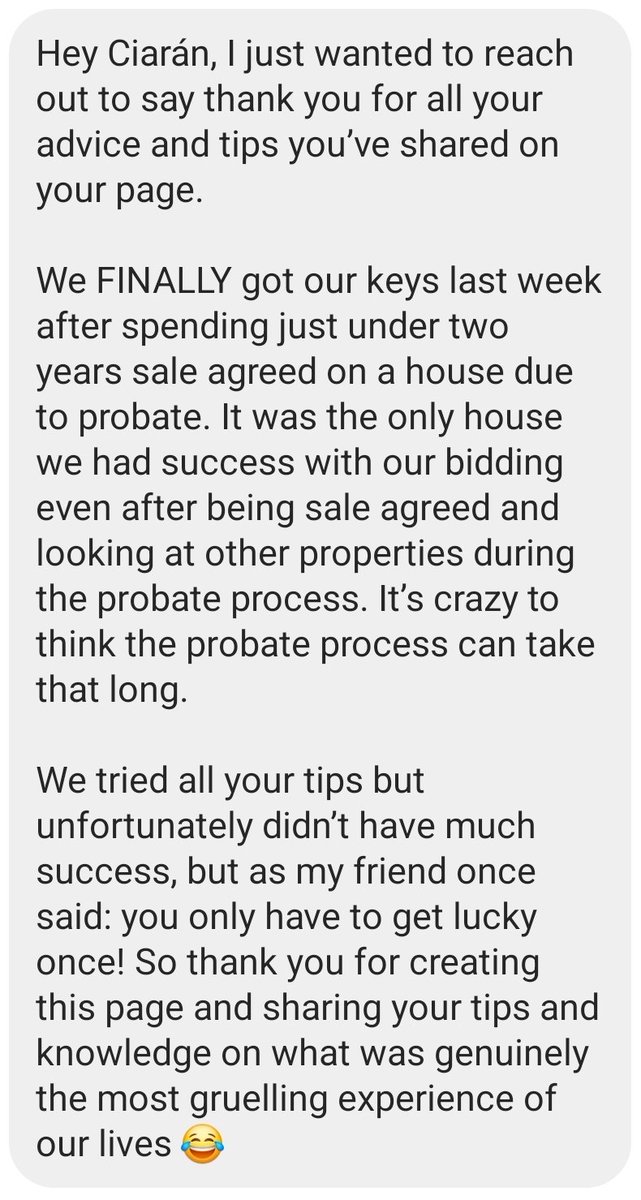 2 years sale-agreed waiting on probate. Ridiculous. In my opinion, a home just shouldn't be allowed to be advertised for sale until probate is granted. Or, alternatively, allow the sale to go through & have the solicitor for the vendor hold the funds until the probate is cleared.