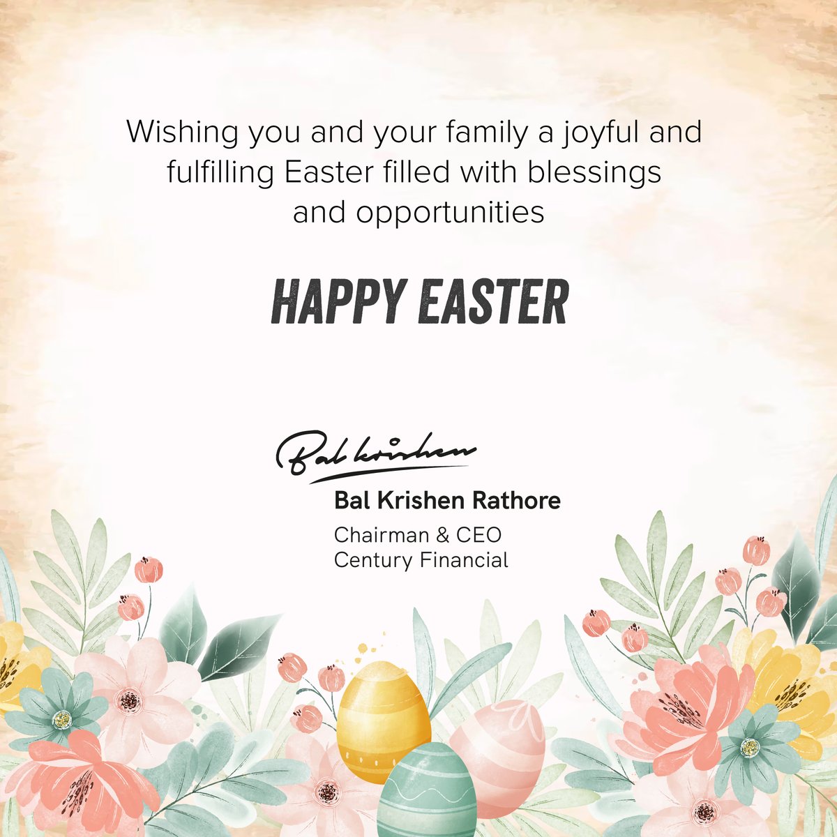 BKrishen's tweet photo. Here's wishing everyone a very happy and joyful Easter! https://t.co/NjrD9n8RxT