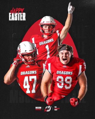 Ryder_Vylasek's tweet photo. Thank you @CoachLawrence02 for the graphic Happy Easter!! 🐰 @msum_football https://t.co/N6WgaAFzbH
