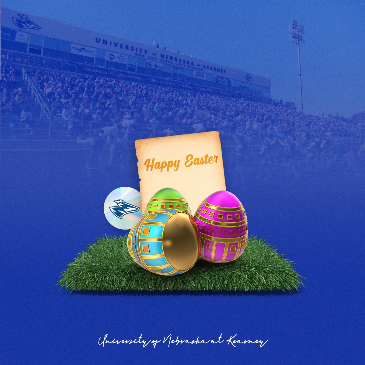 Happy Easter from UNK Football!