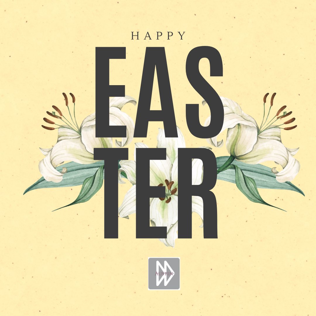 Happy Easter! May you be surrounded by sunshine, flowers, chocolate, and family on this happy day. #awmaustin #awmatx