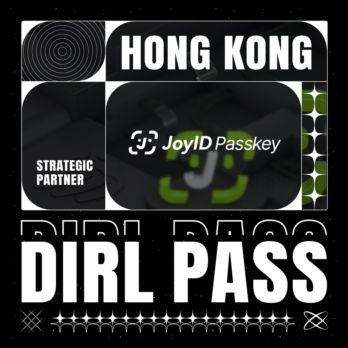 Claim your HONG KONG DIRL PASS with JoyID Passkey wallet in seconds.

We’ve partnered with <a href="/joy_protocol/">JoyID Passkey｜BTC⚡️</a> for a smooth experience- register effortlessly with Face/PIN ID!

Join us on April 1st 🧵(1/2)