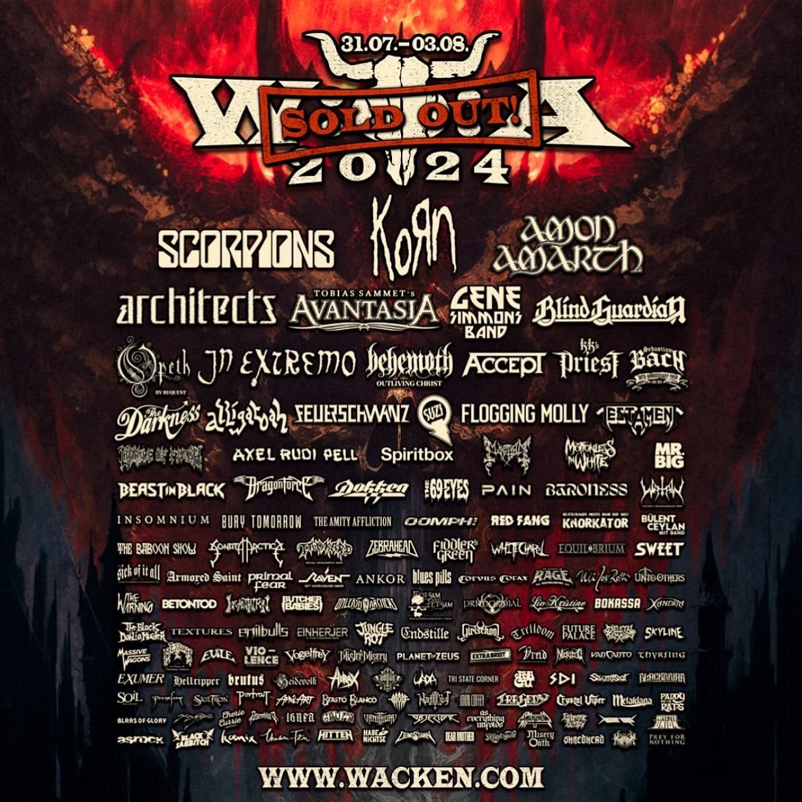 Unto Others to play the Legendary Wacken Open Air this summer in Germany Bio.to/uopdx