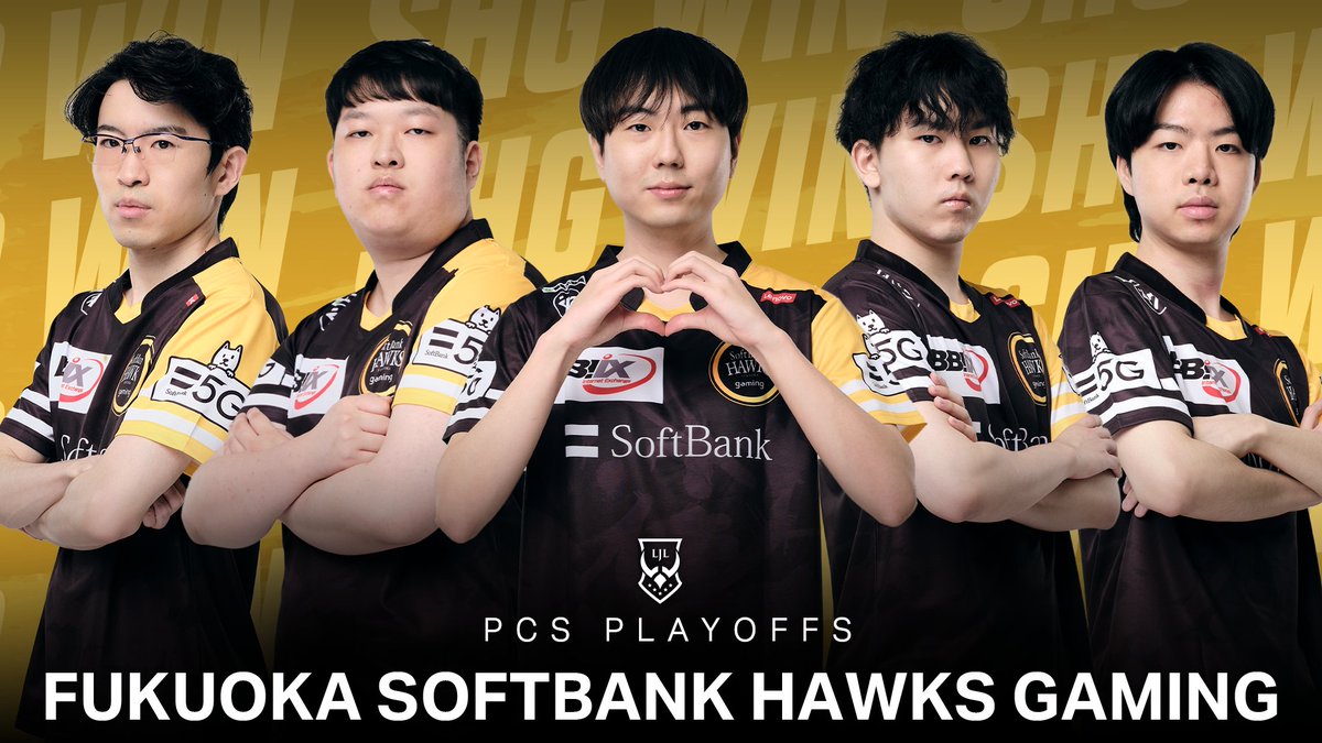 LJL_Brasil's tweet photo. A Fukuoka SoftBank HAWKS vence a Frank Gaming por 3-2 e se classifica para as finais da PCS além de garantir o Top 4 para a LJL nestes Playoffs.

Até a próxima semana! #LJLWIN #SHGWIN https://t.co/0yIN9iRGnB