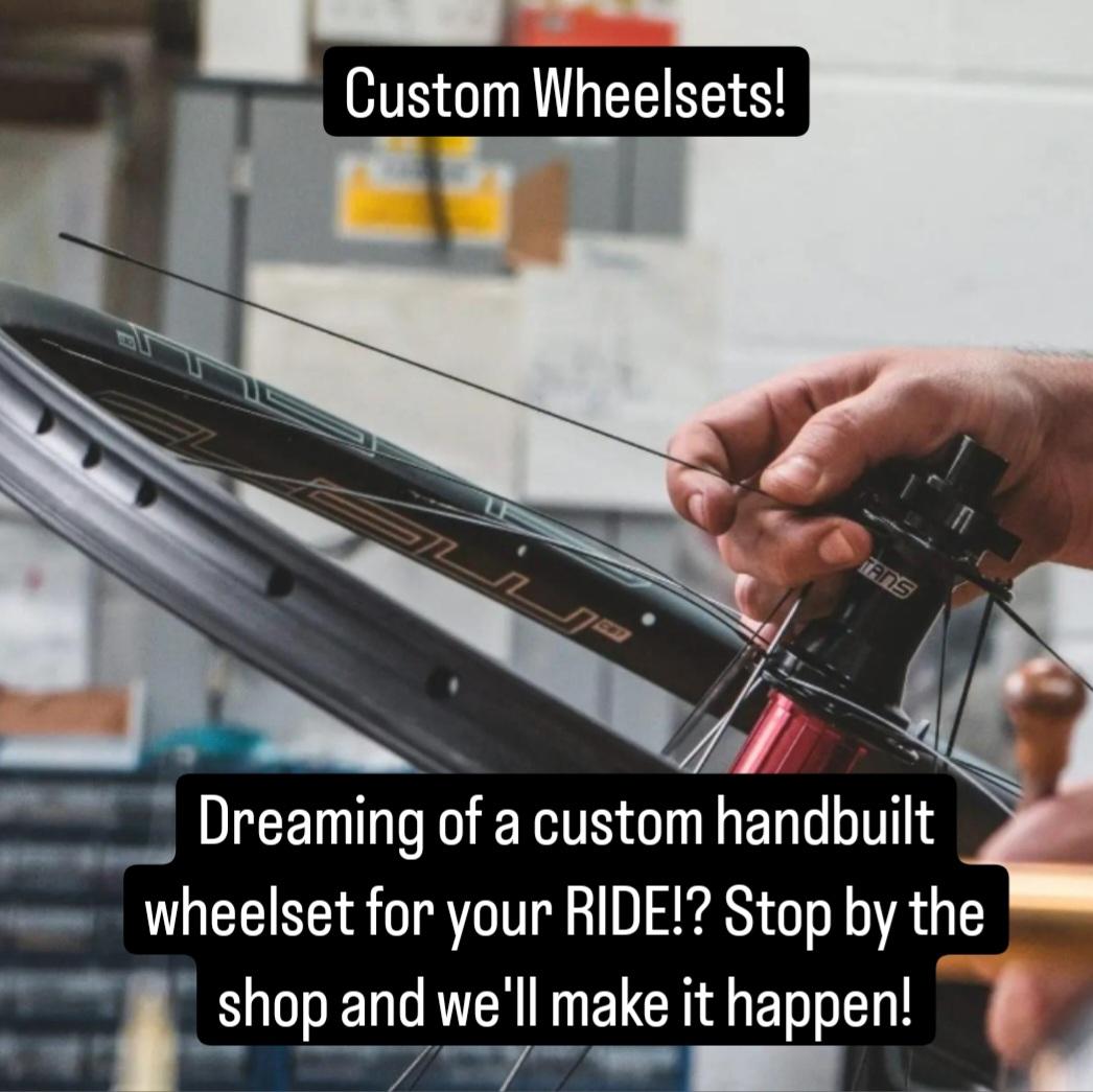 RIDEcyclery's tweet photo. Oh, we're all about spinning those dreams into reality! We have all the nicest components you could want for your next set of wheels, stop by the shop today and lets chat about your dream wheelset! https://t.co/IzIitLjRmy