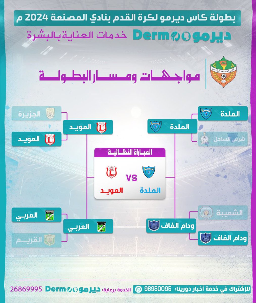 موفقين الربع نتمنى نهائي يكون للصالح الملده <a href="/almuladah_team/">فريق الملدة الرياضي</a>