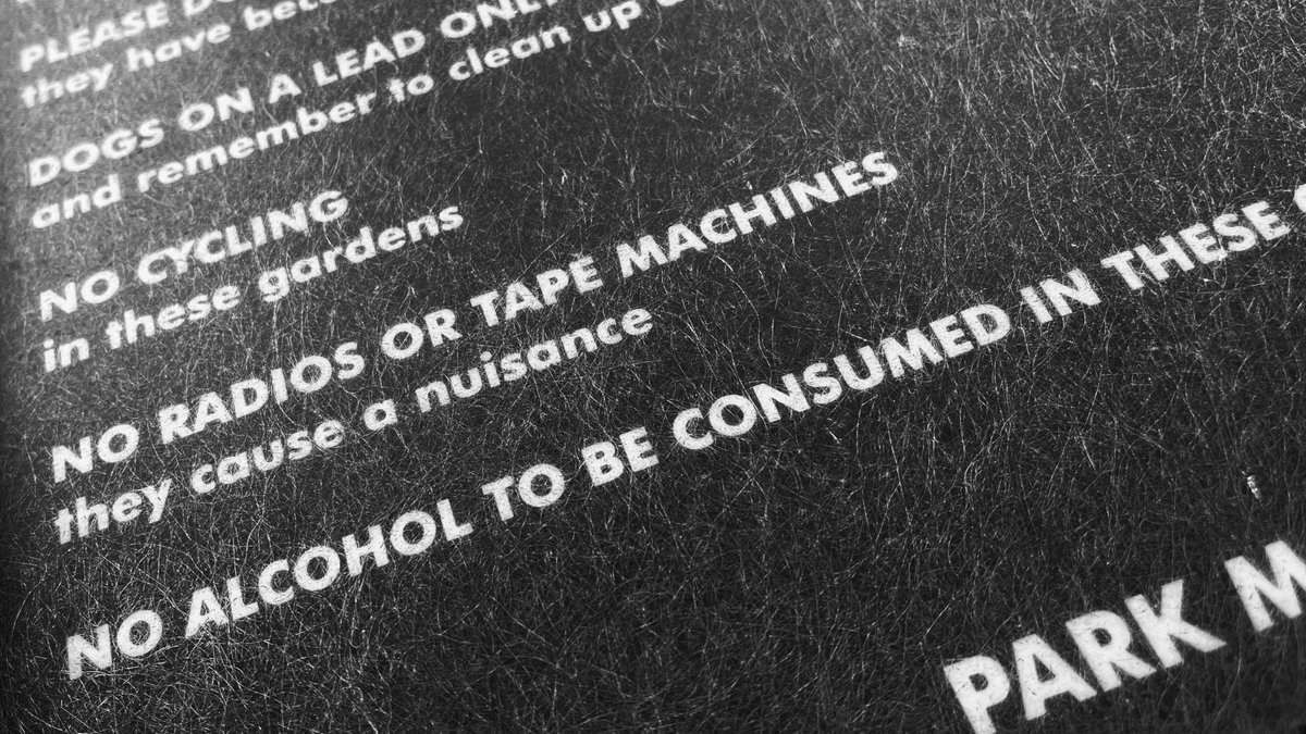 'NO RADIOS OR TAPE MACHINES' Golden Square - #soho