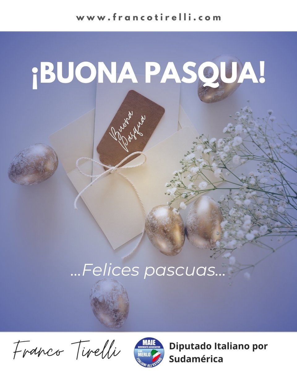 Buona pasqua!
Felices pascuas!

#buonapasqua #felicespascuas #italianinelmondo