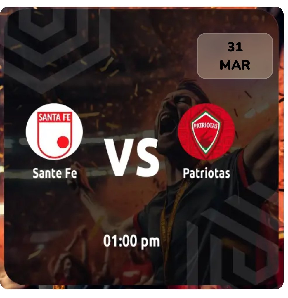 Compra tu parqueadero para el partido de forma fácil y segura en redparking.co <a href="/DatosSantaFe/">Datos Santa Fe</a> <a href="/La_Sangreal/">SANGREAL🩸⚪️</a> <a href="/BogotaDeSantaFe/">Bogotá de SANTA FE</a> <a href="/oficial_santa/">Santa Fé</a> @out_fe <a href="/SantaFeSoporte/">Monaguillo Dice</a> <a href="/SFPosting/">Santafecito Posting</a> <a href="/HINCHASSANTAFE/">HINCHAS SANTA FE</a>