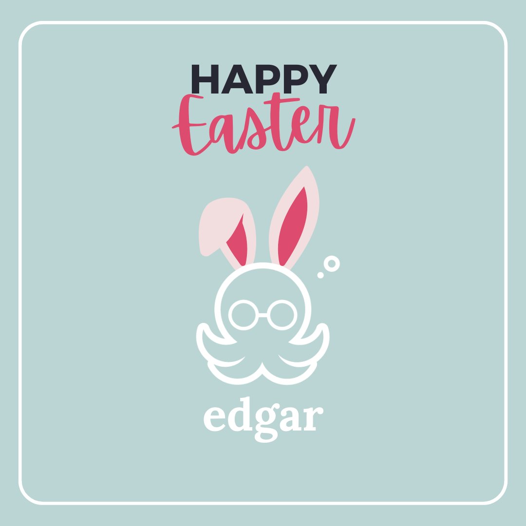 MeetEdgar's tweet image. Is it a bunny?🐰 An octopus, maybe? 🐙
It&apos;s me, Edgar! Wishing you a Happy Easter from your social media pal - ready to assist you in scheduling the most egg-straordinary posts!

 #HappyEaster #SocialMediaScheduler #SocialMediaAutomation