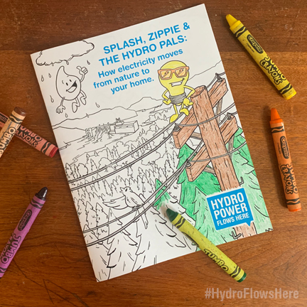 Color us excited for #NationalCrayonDay! Grab your favorite hues and download the “Splash, Zippie and the Hydro Pals” activity book at bpa.gov/-/media/Aep/ed…. It’s fun for the young and young at heart! Also available in Spanish at bpa.gov/-/media/Aep/ed…. #HydroFlowsHere
