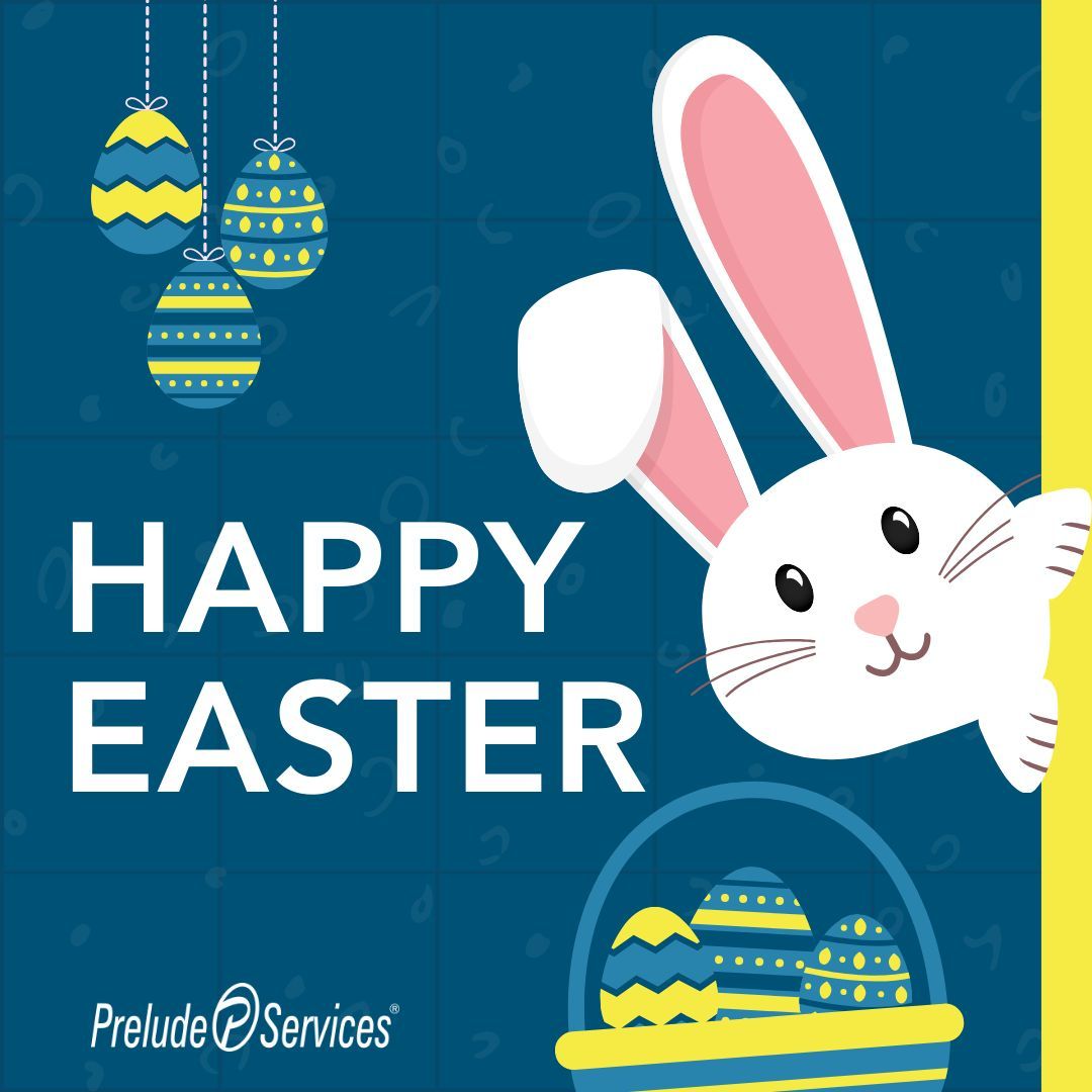 Happy #Easter from Prelude Services, your IT solutions partner! 🐰🌷 Wishing you a joyous Easter filled with new beginnings and IT success! From all of us at Prelude Services, have a fantastic Easter celebration!