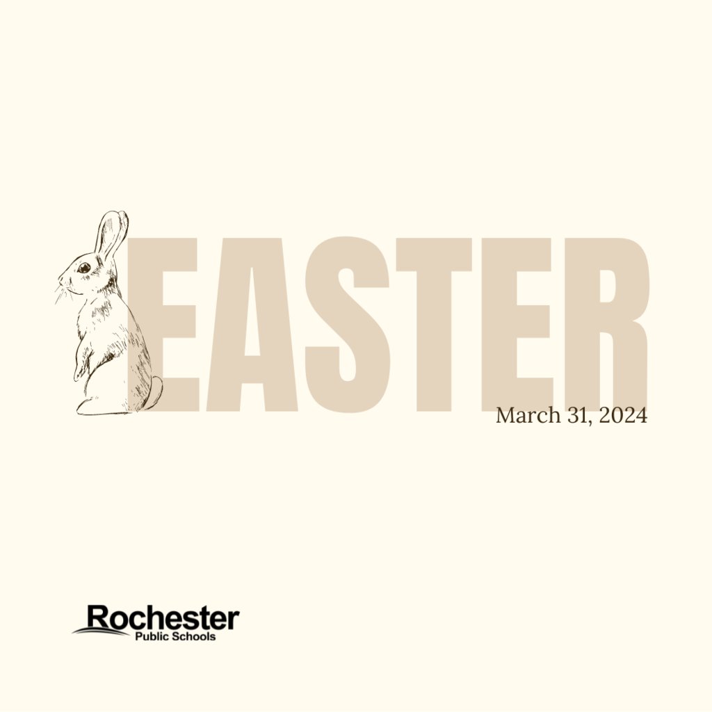 CHS_Rochester's tweet photo. Happy Easter to those who celebrate. https://t.co/PGlnfNQdi1