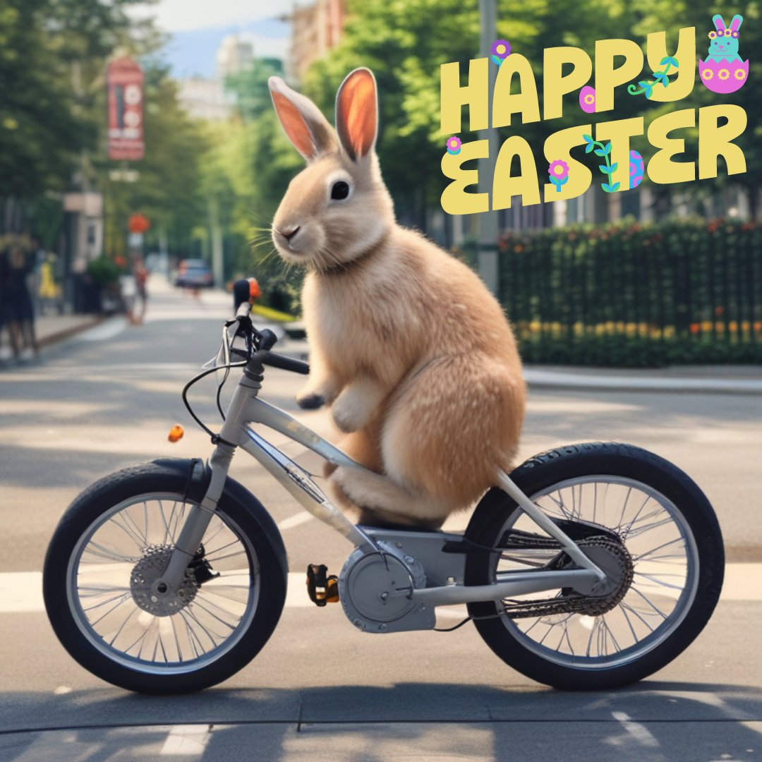 Happy Easter! 🐥🐇

#ElectricFoldingBikesNW #ElectricFoldingBikes #bikeshop #Seattle #PNW #Easter #HappyEaster #EasterCelebration #EasterSpirit #EasterFun #EasterBunny #EasterCandy #EasterBasket #EasterEggHunt