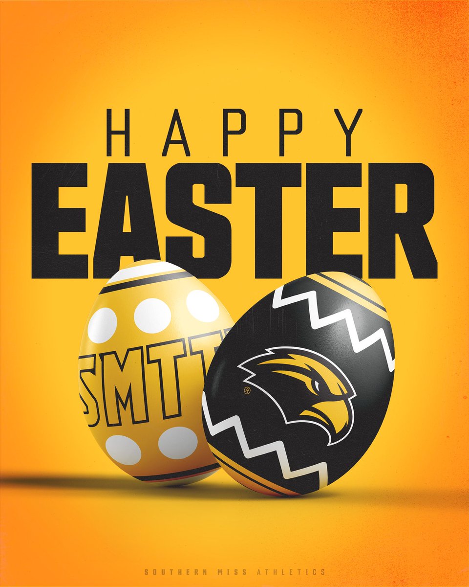 Wishing a very Happy Easter to our Southern Miss family 🐰 #SMTTT