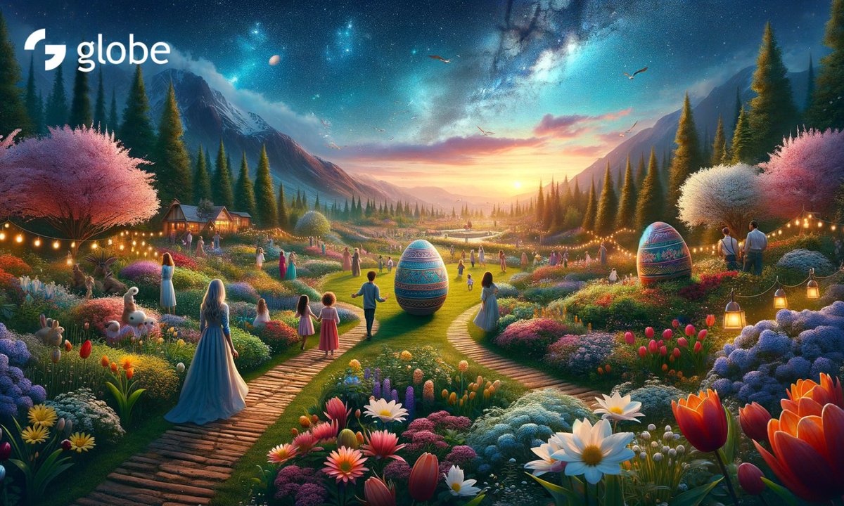 Happy Easter from Globe 🌎🌍🌏 May this day bring you joy, peace, and happiness