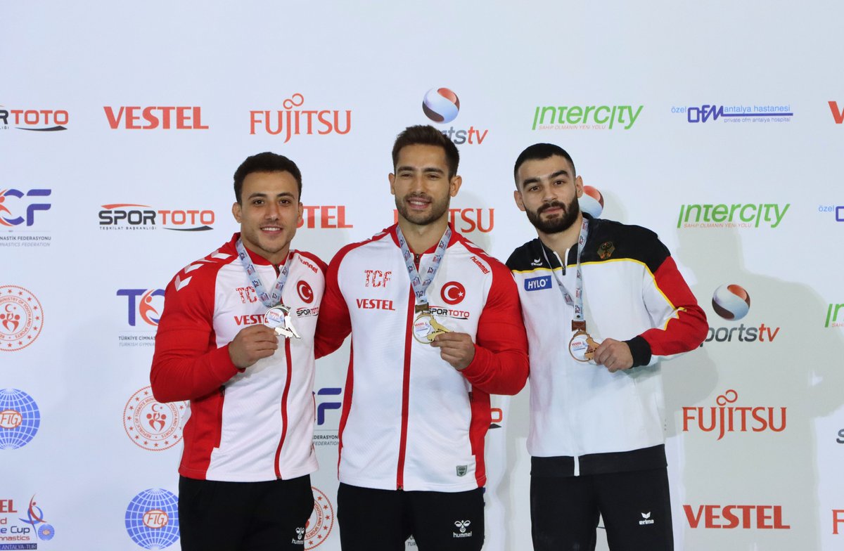 𝐕𝐞𝐬𝐭𝐞𝐥 𝐀𝐫𝐭𝐢𝐬𝐭𝐢𝐤 𝐂𝐢𝐦𝐧𝐚𝐬𝐭𝐢𝐤 𝐖𝐨𝐫𝐥𝐝 𝐂𝐡𝐚𝐥𝐥𝐞𝐧𝐠𝐞 𝐂𝐮𝐩 𝐸𝑟𝑘𝑒𝑘𝑙𝑒𝑟 𝐻𝑎𝑙𝑘𝑎/ 𝑆𝑡𝑖𝑙𝑙 𝑅𝑖𝑛𝑔𝑠 🥇 İbrahim Colak 🇹🇷 🥈 Adem Asil 🇹🇷 🥉 Artur Sahakyan 🇩🇪 Tüm Sporcuları Tebrik Ederiz. 🤸‍♂️ Congratulations To All Gymnasts. 🤸‍♂️