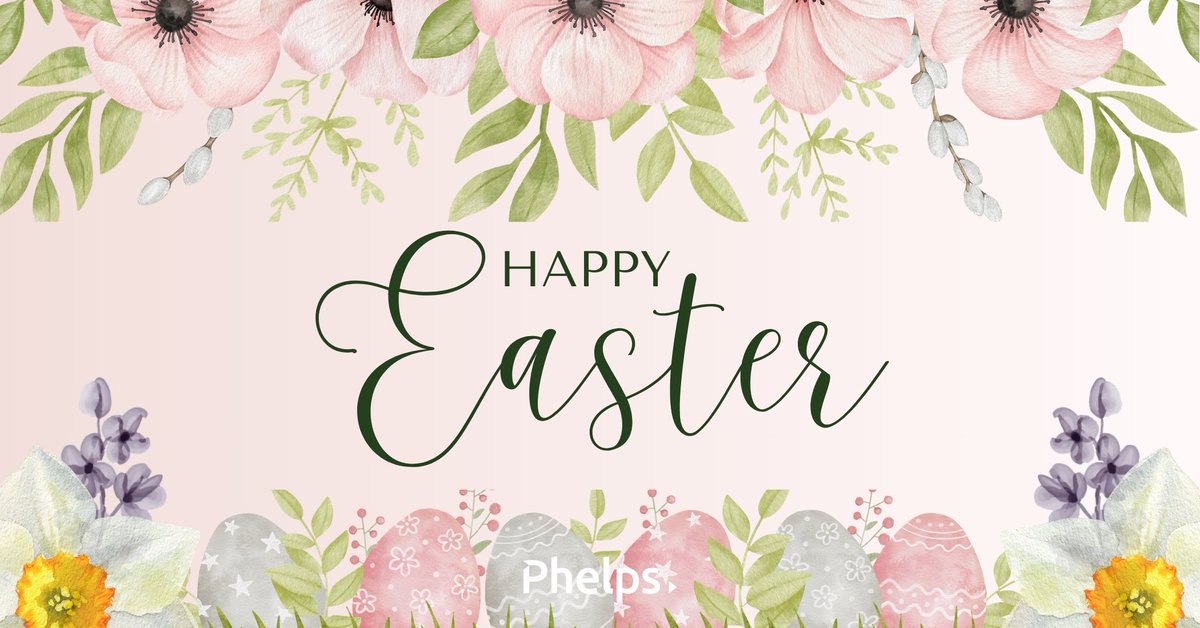 Easter marks a time of new growth, new opportunities, and new connections. Let's seize the moment to spring forward together. Wishing you a prosperous season! 🌸

#PhelpsIGNITE #Easter2024 #NewBeginnings