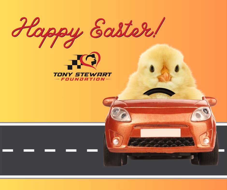 Hoppy Easter from all of us at the Tony Stewart Foundation! 🥚✨ Wishing you a day filled with love, laughter, and plenty of Easter egg hunts. Thank you for your continued support in helping us make a difference in the lives of children, animals, and communities.