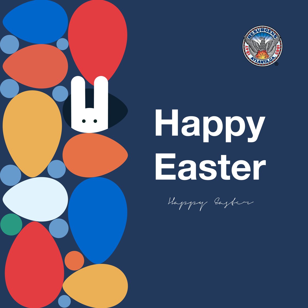 Spring has sprung, and we're hopping with joy! Happy Easter, Atlanta! Graphic by: Antonia Hull, City of Atlanta, Office of the Mayor