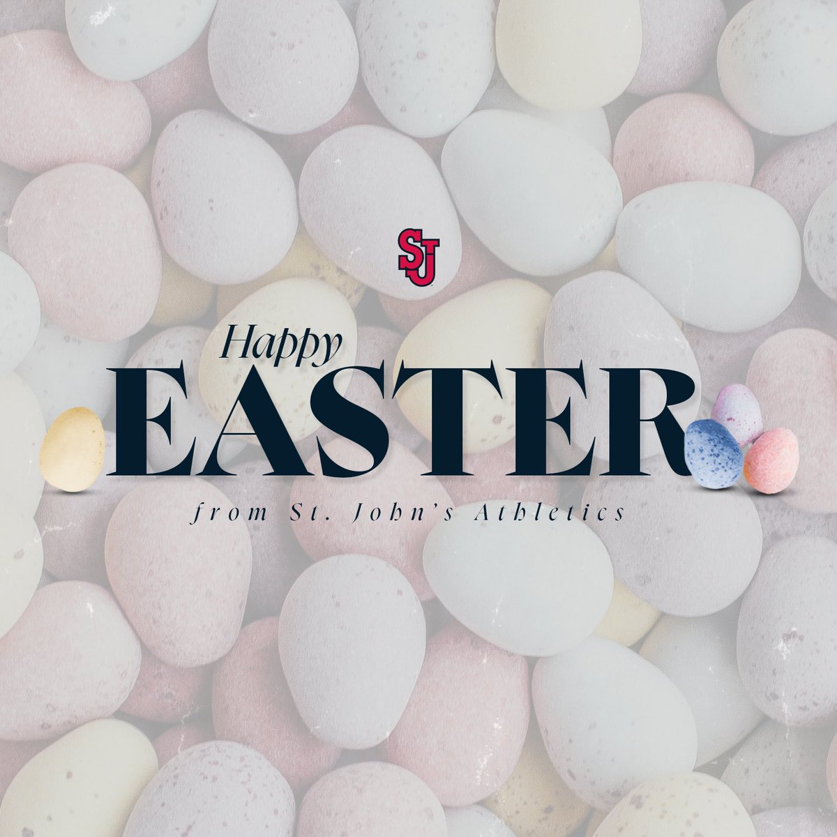 Happy Easter from St. John’s Athletics!!🐣🐰