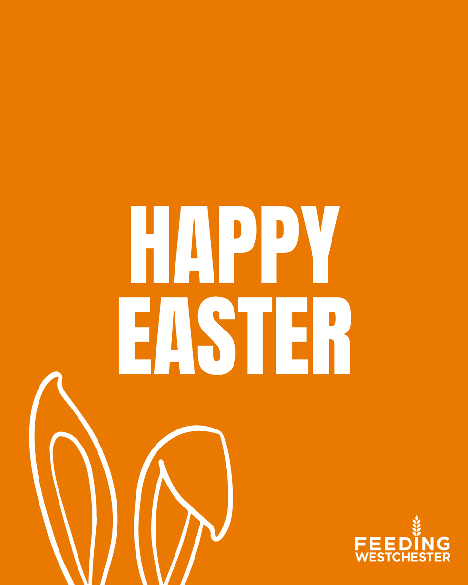 Wishing those who celebrate a Happy Easter! Let’s celebrate the joy of new beginnings and the beauty of the spring season. Together we are Feeding Westchester.