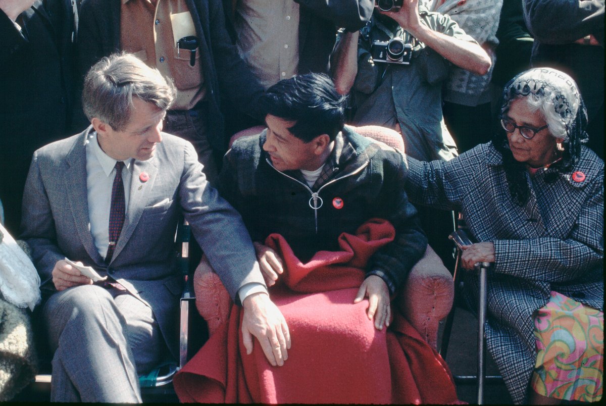 On #CesarChavezDay, we honor the profound legacy of a trailblazing leader who dedicated his life to advocating for farmworkers' rights and #SocialJustice. In 1966, Senator Robert F. Kennedy visited strikers on the picket line while attending a U.S. Senate subcommittee hearing…