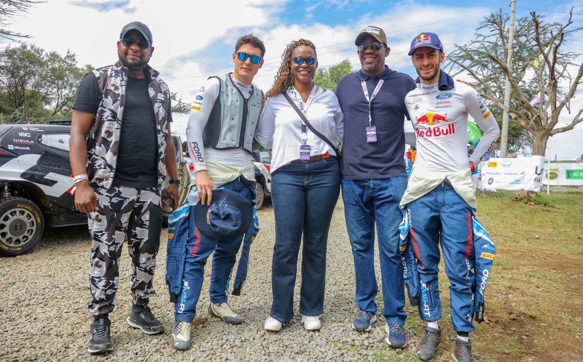 SafaricomPLC's tweet image. Our team also had a meet &amp;amp; greet session with the rally drivers and @MSportLtd team. #LifeElevated #SpeedElevated #ExperienceElevated #WRCSafariRally #TeamAdrien
