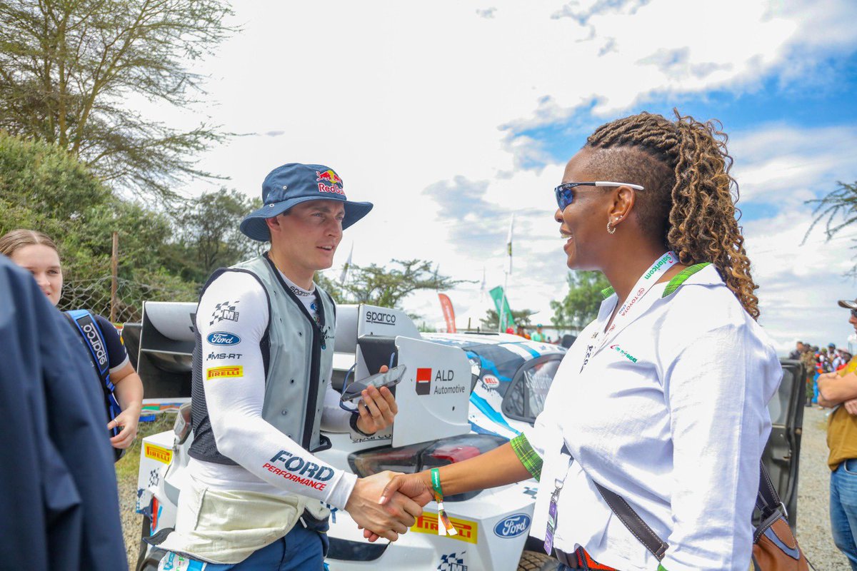 SafaricomPLC's tweet image. Our team also had a meet &amp;amp; greet session with the rally drivers and @MSportLtd team. #LifeElevated #SpeedElevated #ExperienceElevated #WRCSafariRally #TeamAdrien