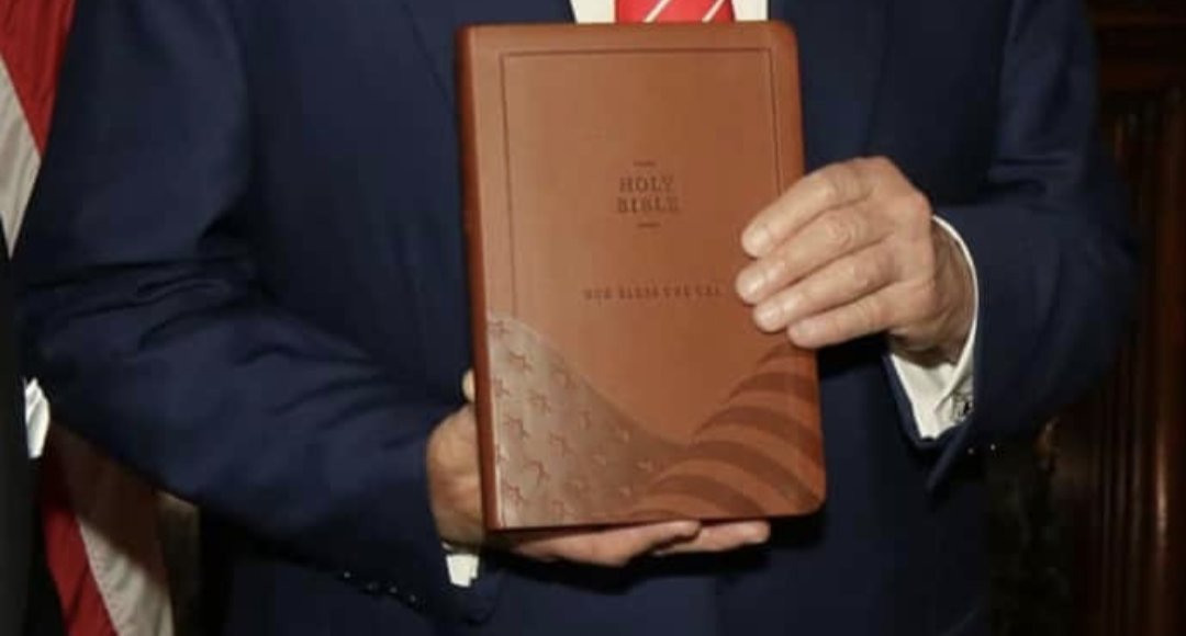 If you think a Bible with a flag on the cover is OK, you don't understand this country. At all.