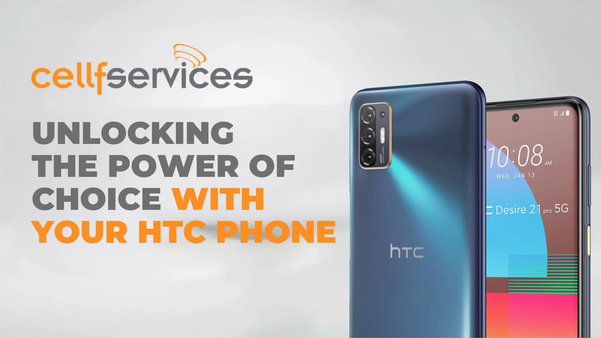 cellfservices's tweet image. Bid farewell to the days of being tied down to a single provider. An unlocked HTC phone grants you the freedom to explore the mobile landscape, selecting the network that best suits your needs and budget. Unlock your phone now! Read here: cellfservices.com/blog/cell-phon…