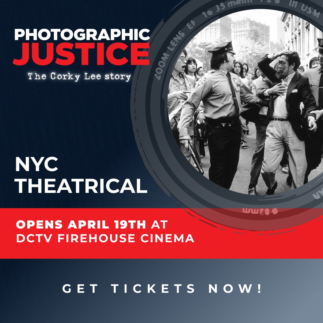 Corky Lee documented the celebrations, struggles, and daily lives of the AAPI community. That's why we are so honored to be opening our film at @DCTVny, in NYC's Chinatown, where we will celebrate his life and legacy. New York City, get tix now: bit.ly/CorkyLee_NYC