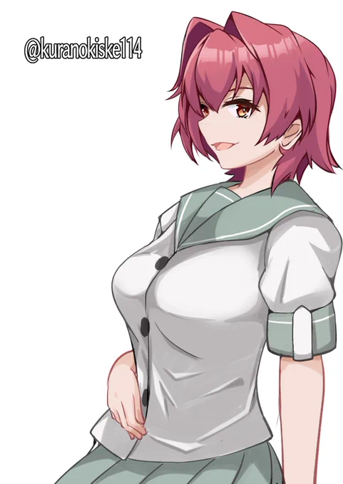 マジパナイ鬼怒さん(+20minほど#艦これ版深夜の真剣お絵描き60分一本勝負 #艦これ版真剣お絵描き60分一本勝負_20240331 