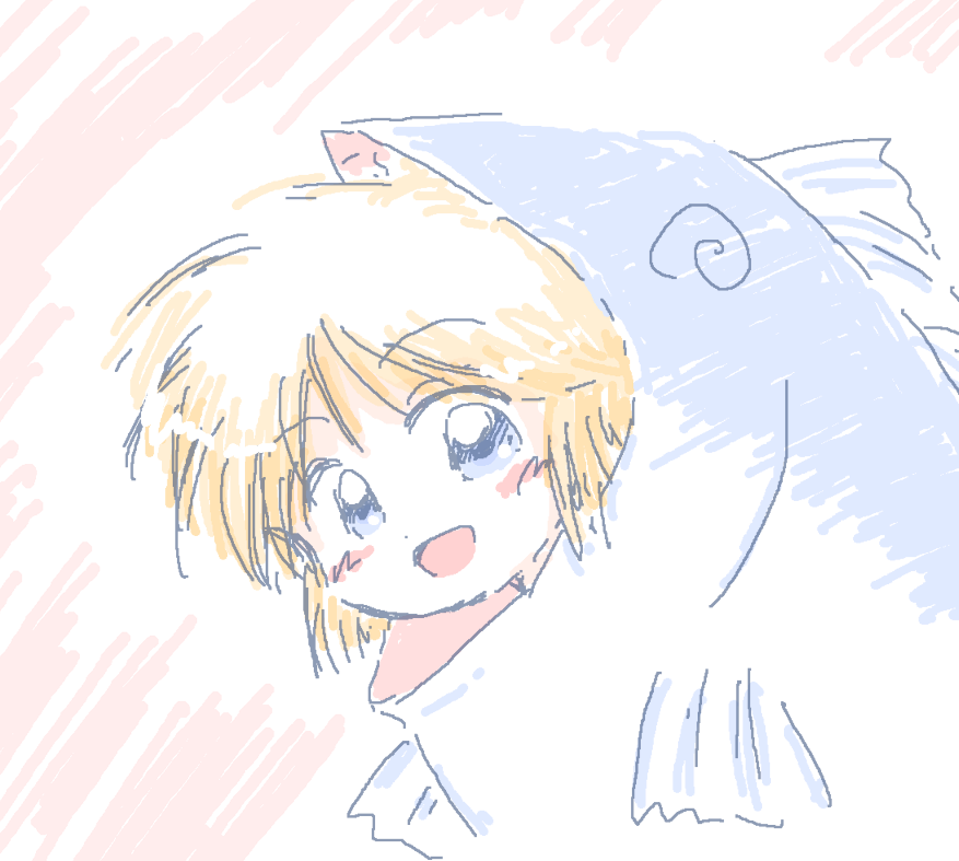 ぎり4枚!
 #今月描いた絵を晒そう 