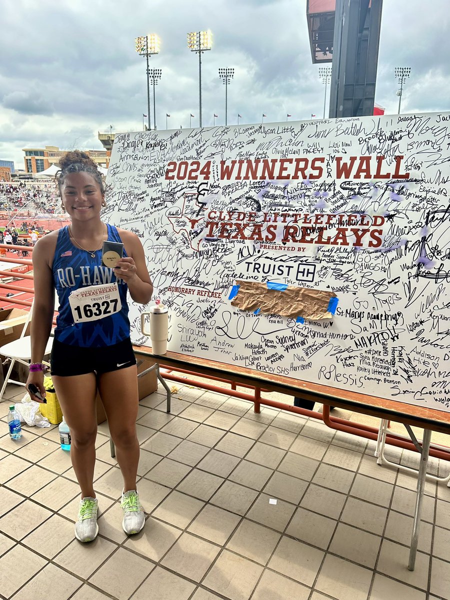 3X Texas Relays 100m Champion!!  with a time of 11.48
