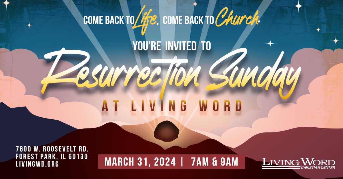 Join us for Sunday Morning Worship Service! He Lives! livingwd.org/live #LWCCOnline