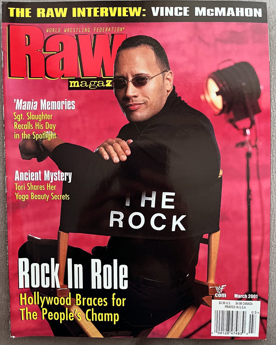 Get this classic back issue of WWF RAW Magazine from March 2001 and more. Website in bio. #wwfmagazine #wrestling #wwe #aew vintage #wcw #wwf #wrestlingmagazines #oldschoolwrestling #oldschoolwrestlingmagazines @WWE