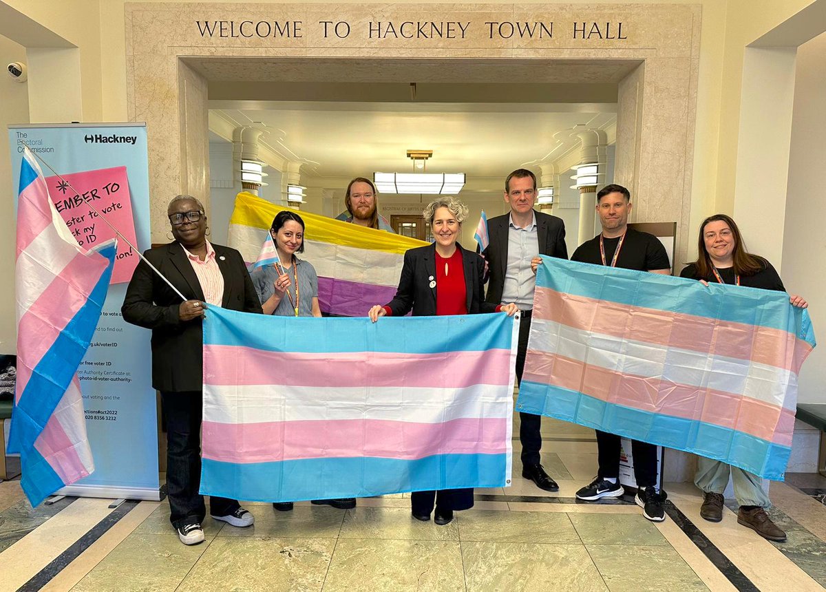 mayorofhackney's tweet image. Proud to represent an inclusive borough and to mark #TransDayOfVisibility 

#Hackney #pride365