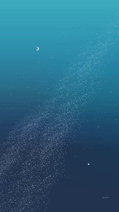 「三日月 夜空」のTwitter画像/イラスト(新着)｜2ページ目
