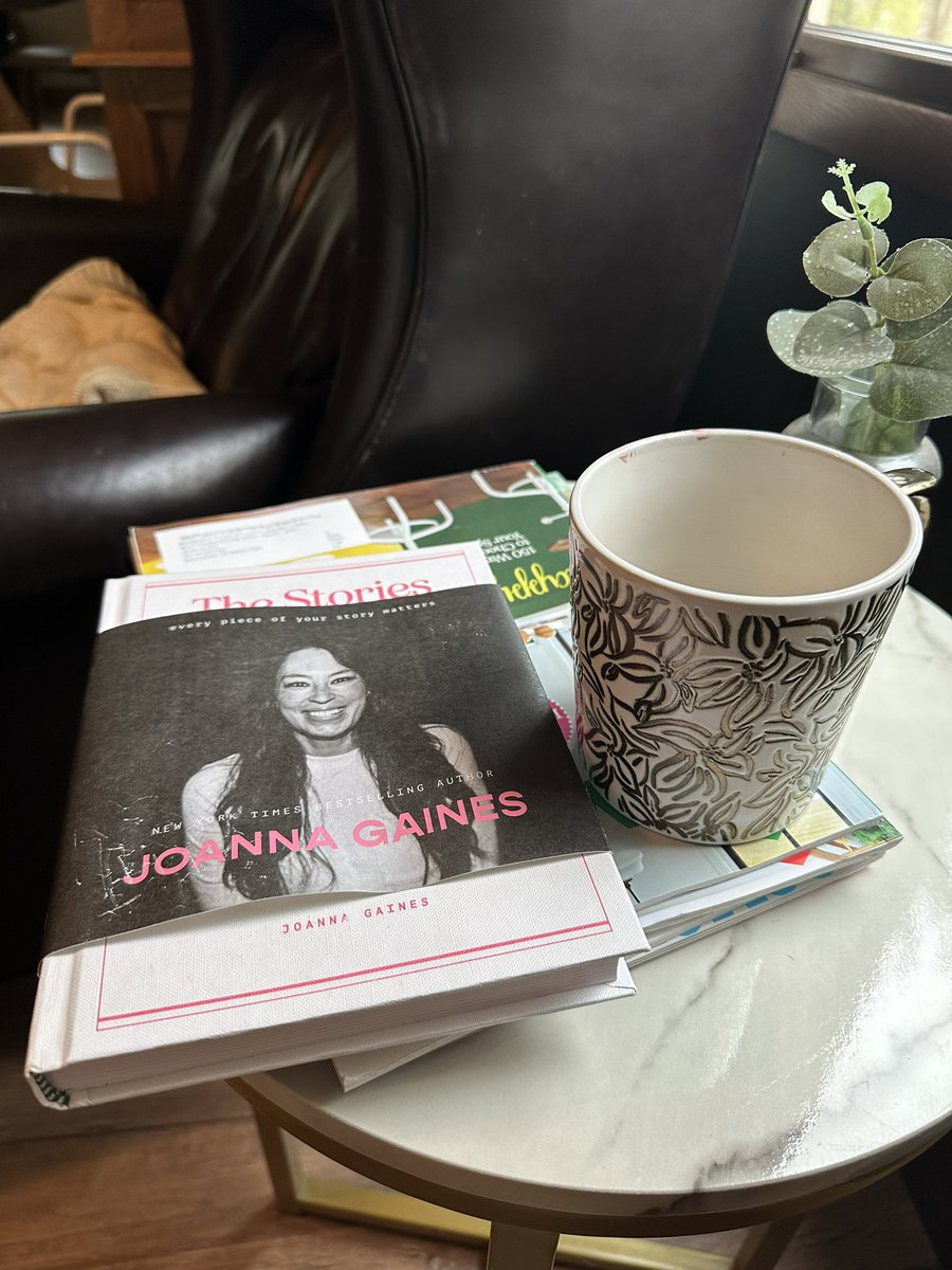 Getting a bit of reading in before Easter Brunch. Loving every word of this <a href="/joannagaines/">Joanna Gaines</a> 

What is everyone else reading?