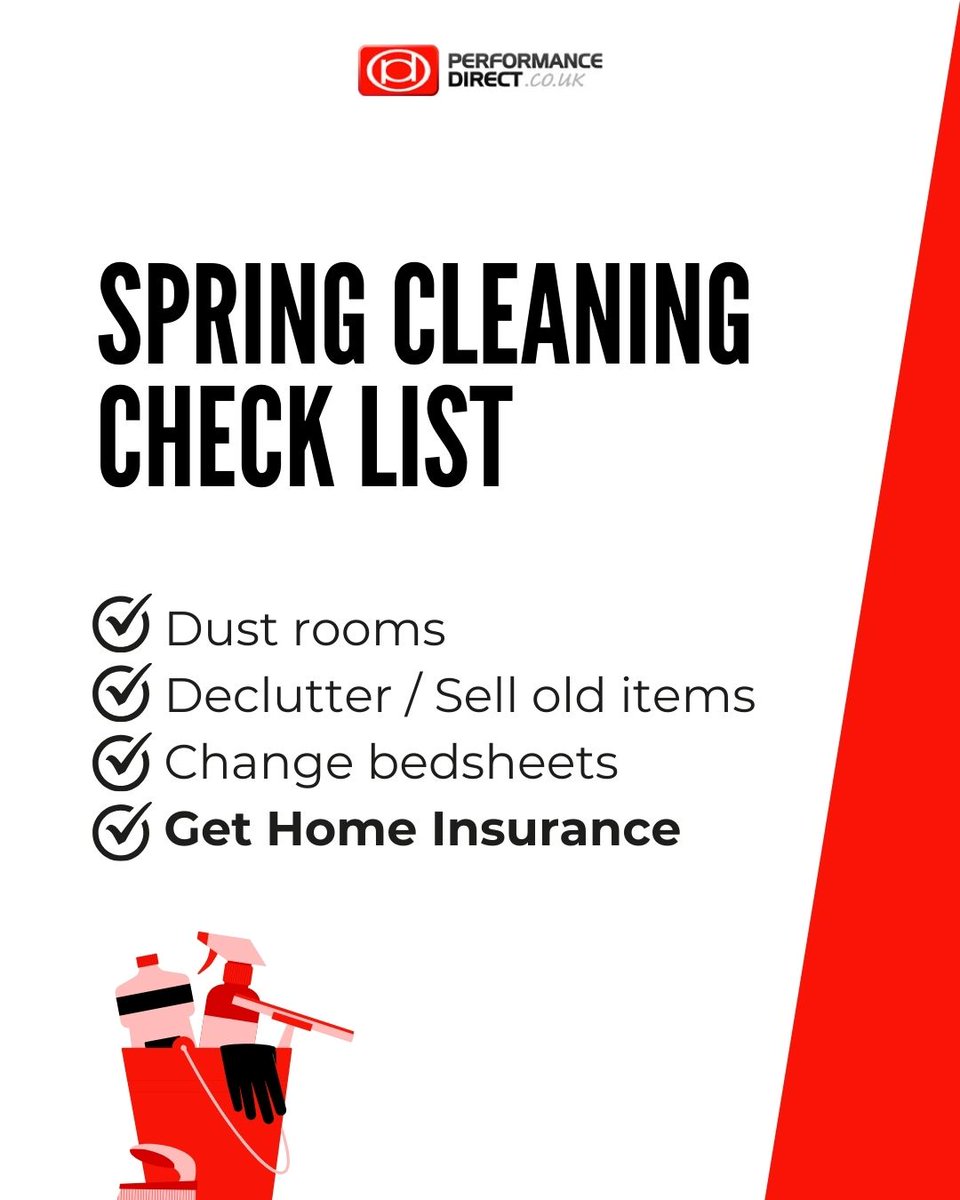 Spring cleaning essentials! Dust off winter blues, declutter your space, change bedsheets for a fresh feel, and safeguard your sanctuary with home insurance. We've got you covered! 🌷