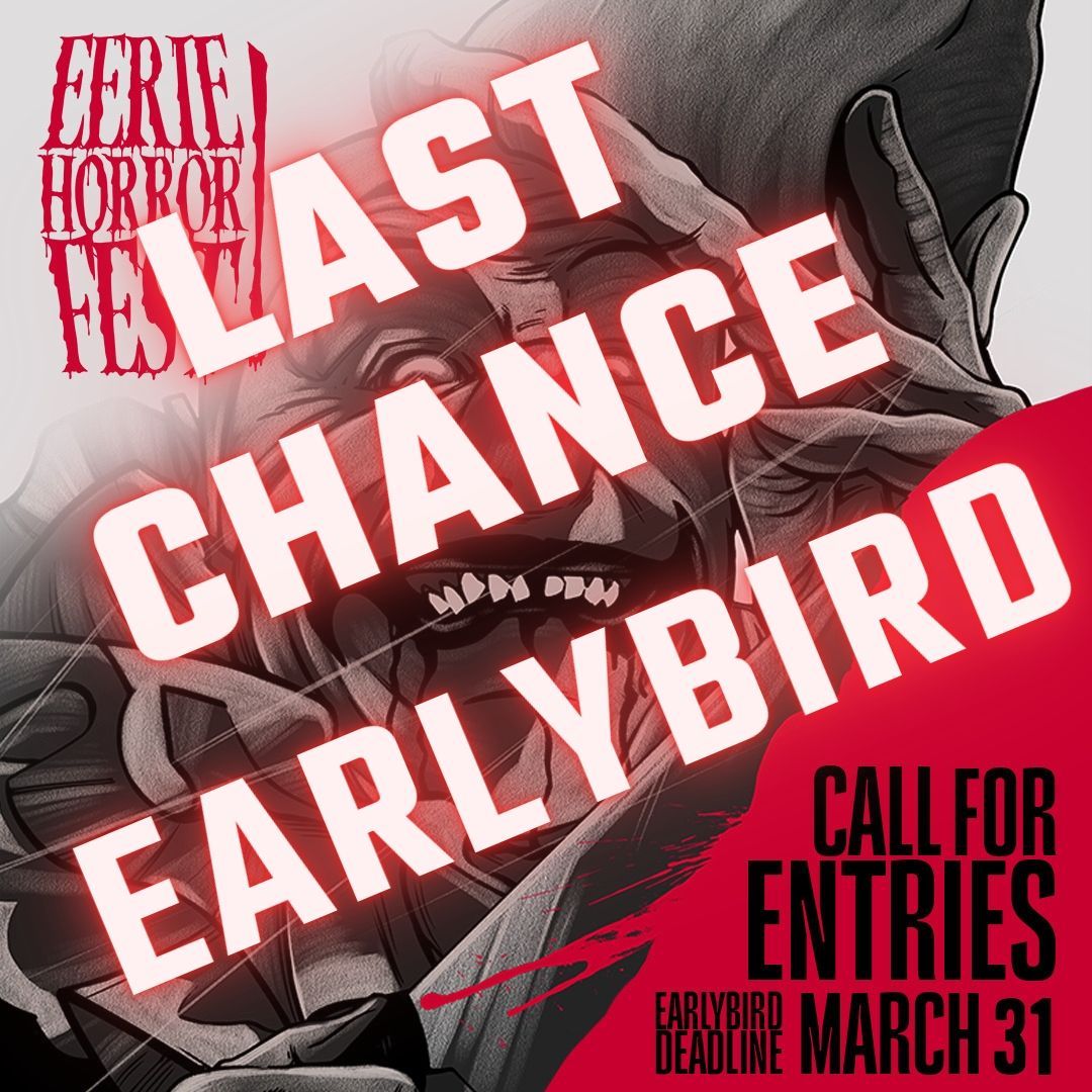 Filmmakers, it is the last day to submit your work for EHF24 at earlybird prices! 

Find out more info at buff.ly/4bFpQCq