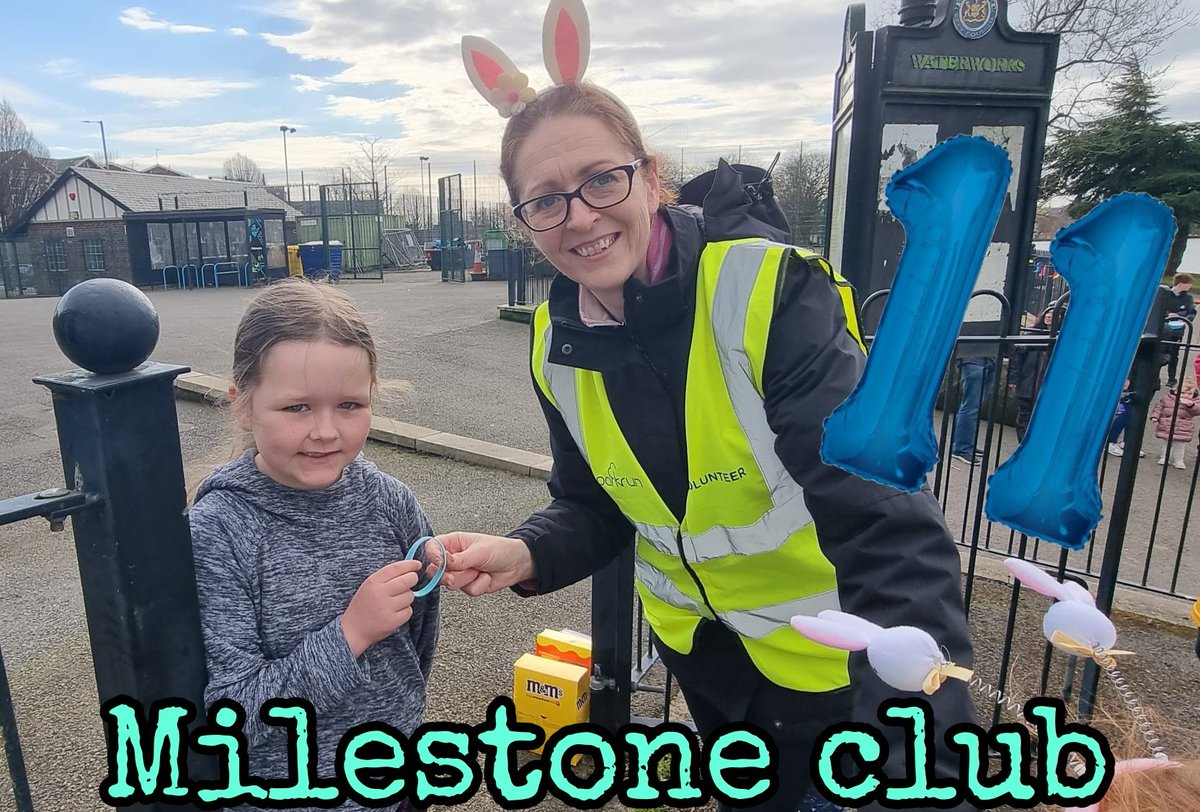 Well done to the newest member of the milestone club #loveparkrun 💚💚💚